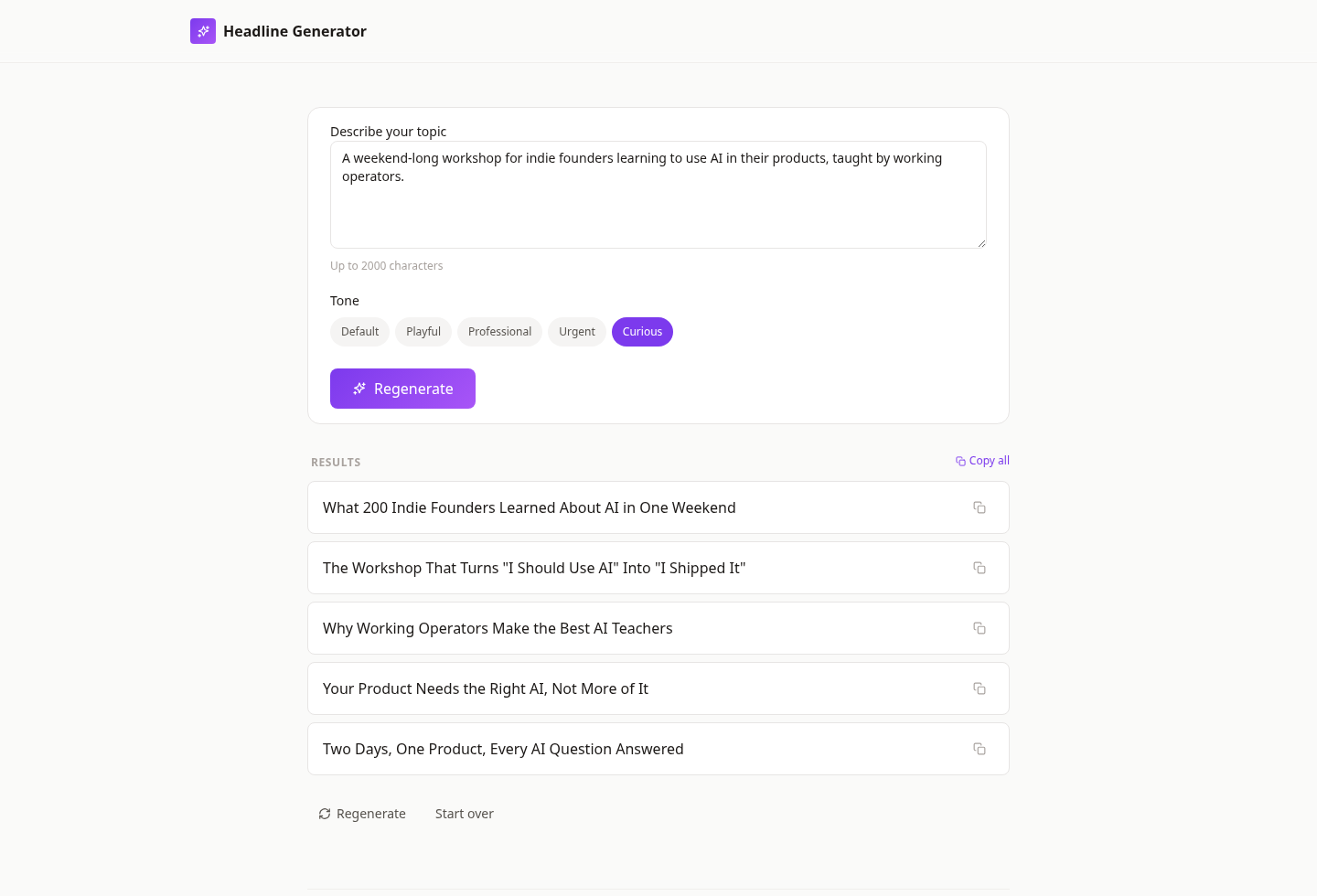 AI Tool