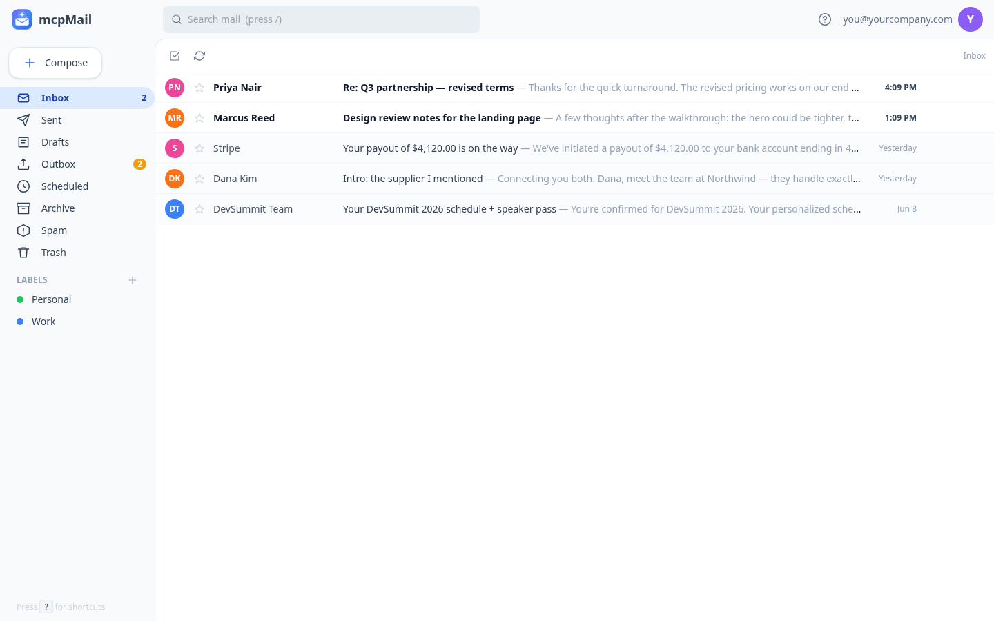 mcpMail