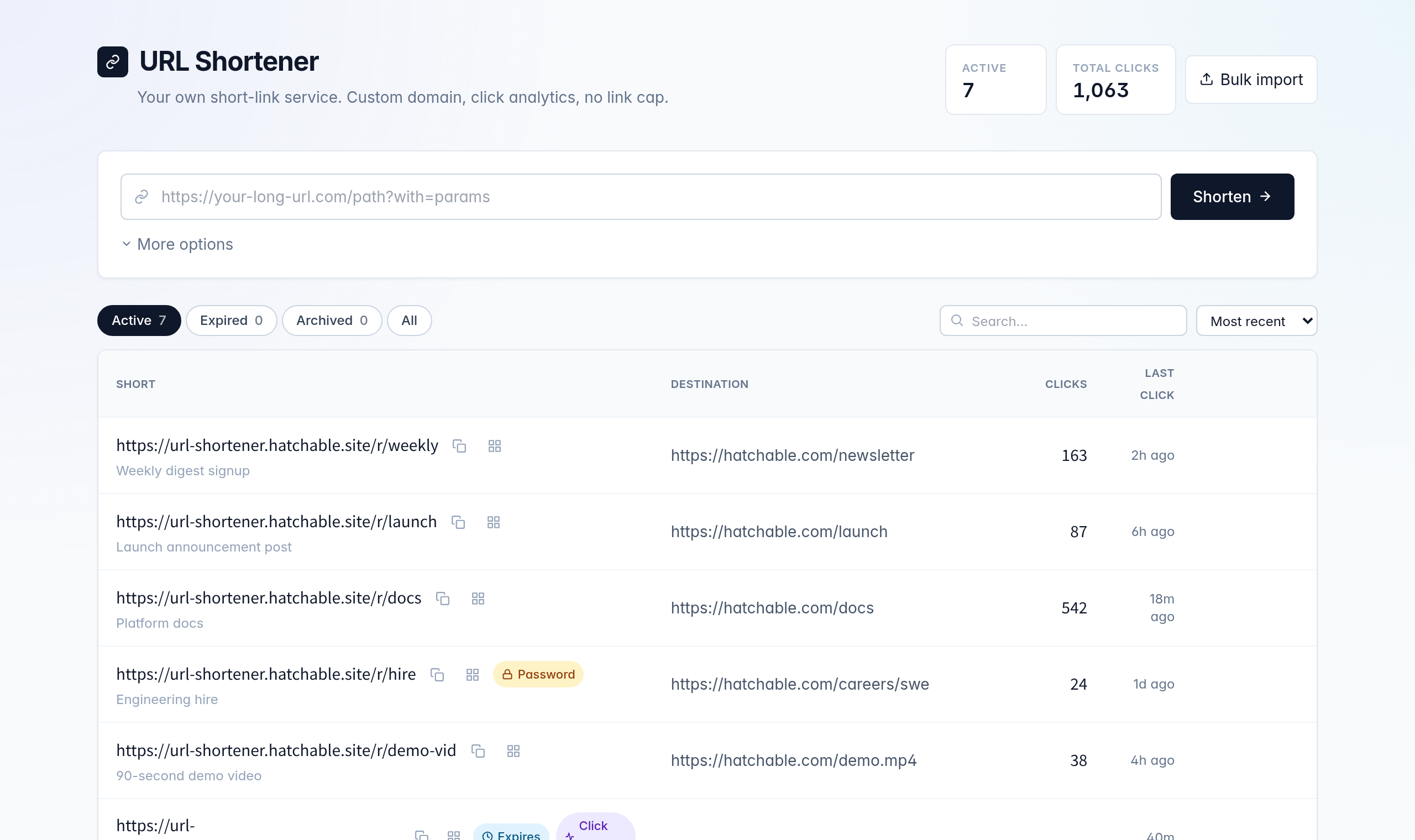 URL Shortener