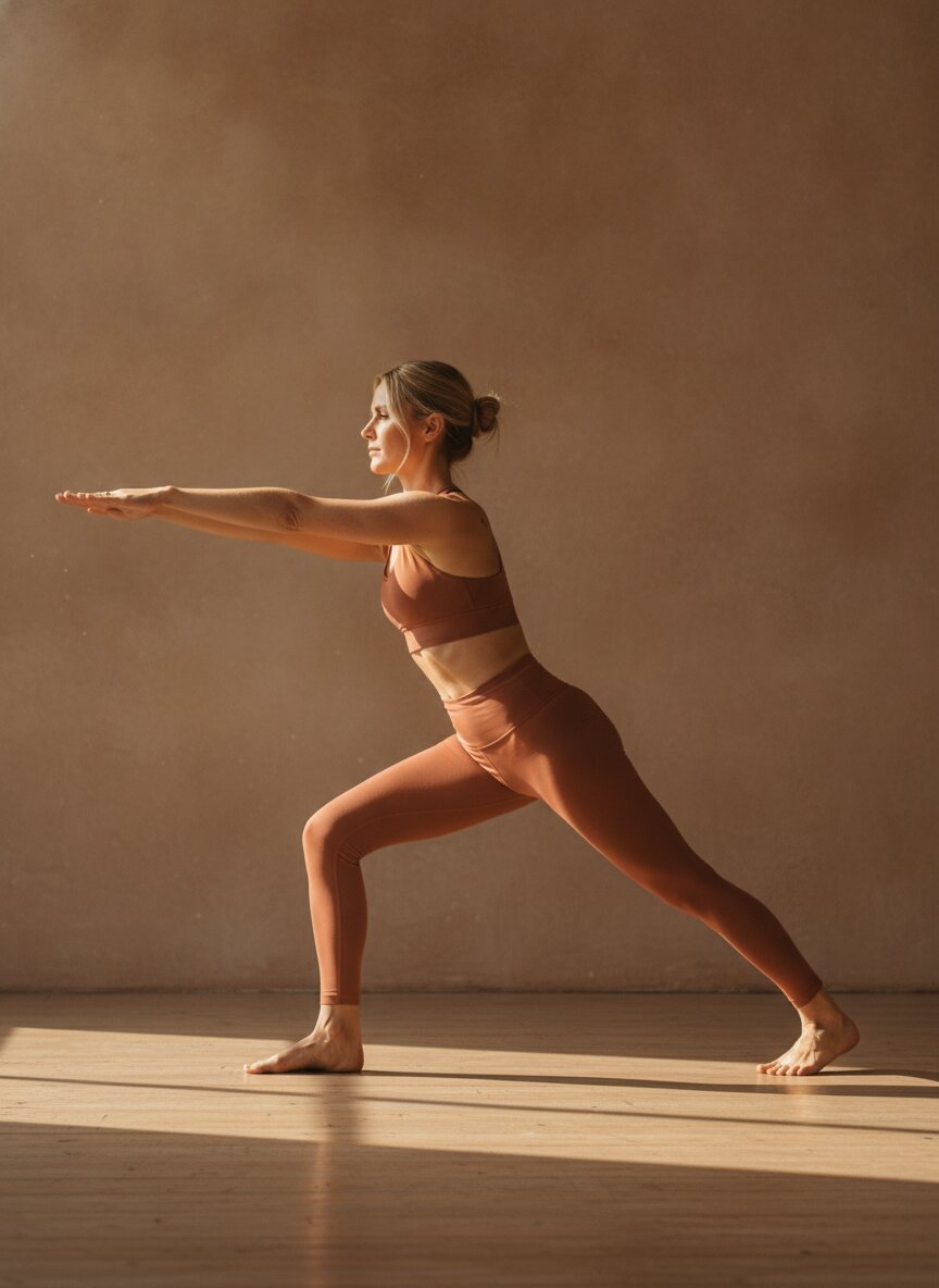 Rae mid-demonstration in warm light