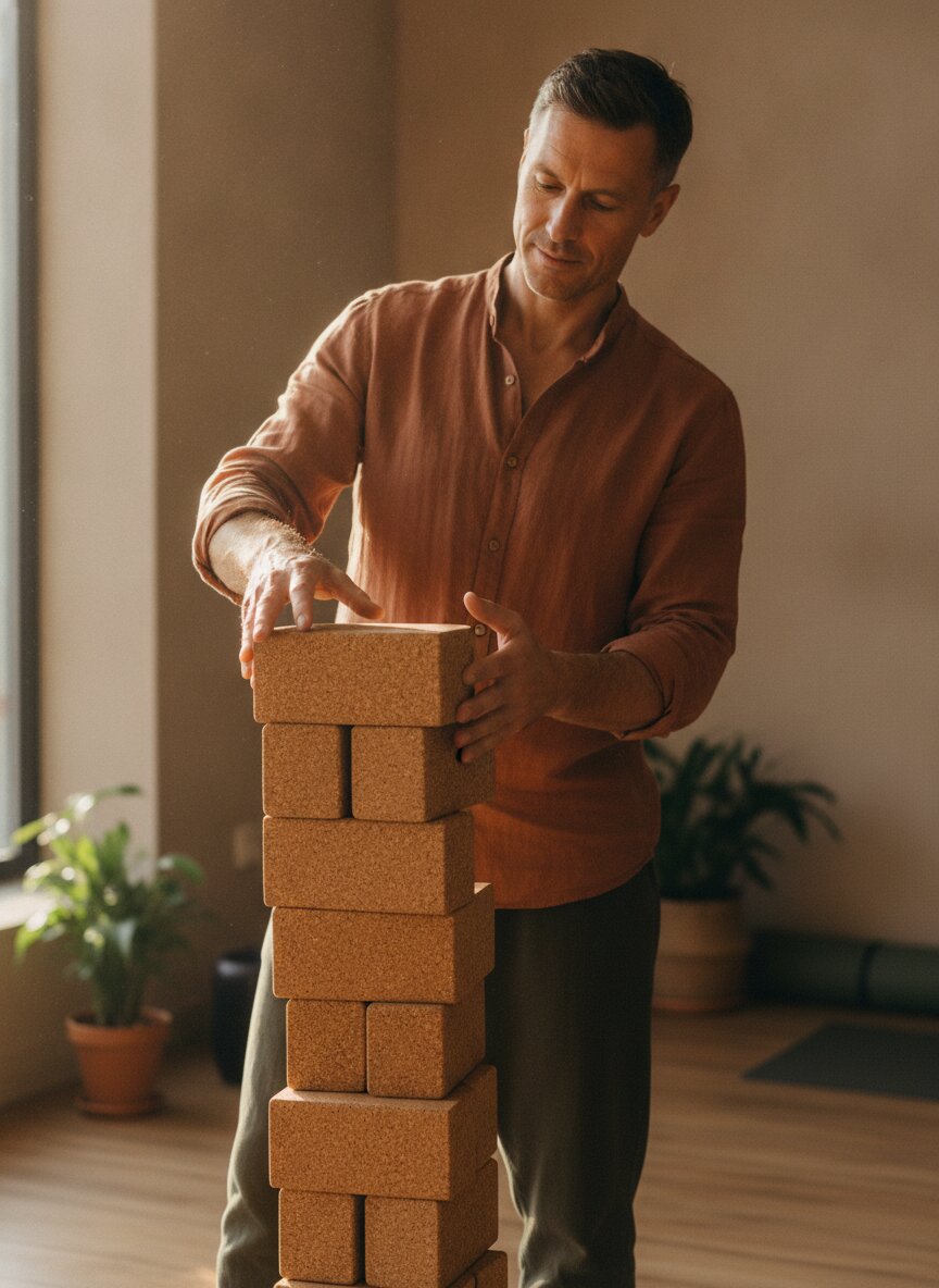 Theo adjusting blocks before class
