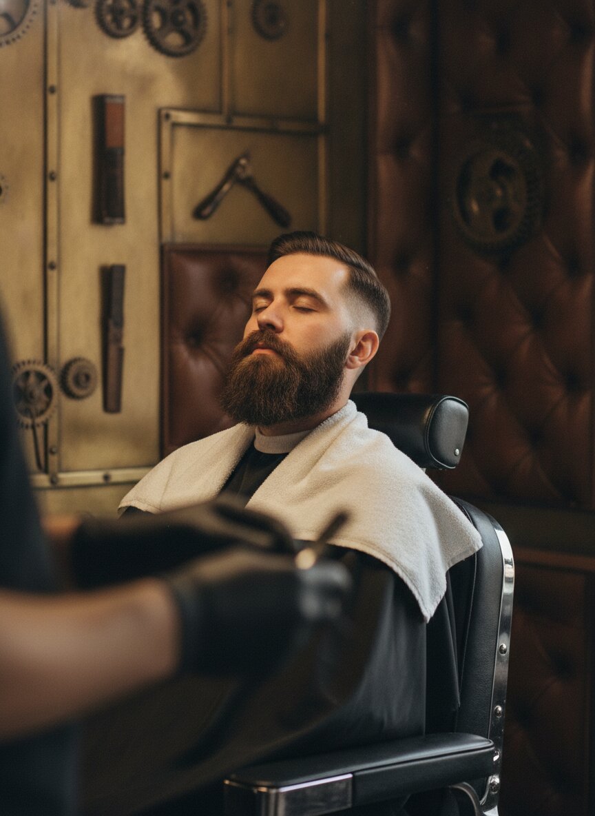 Beard sculpt and line-up