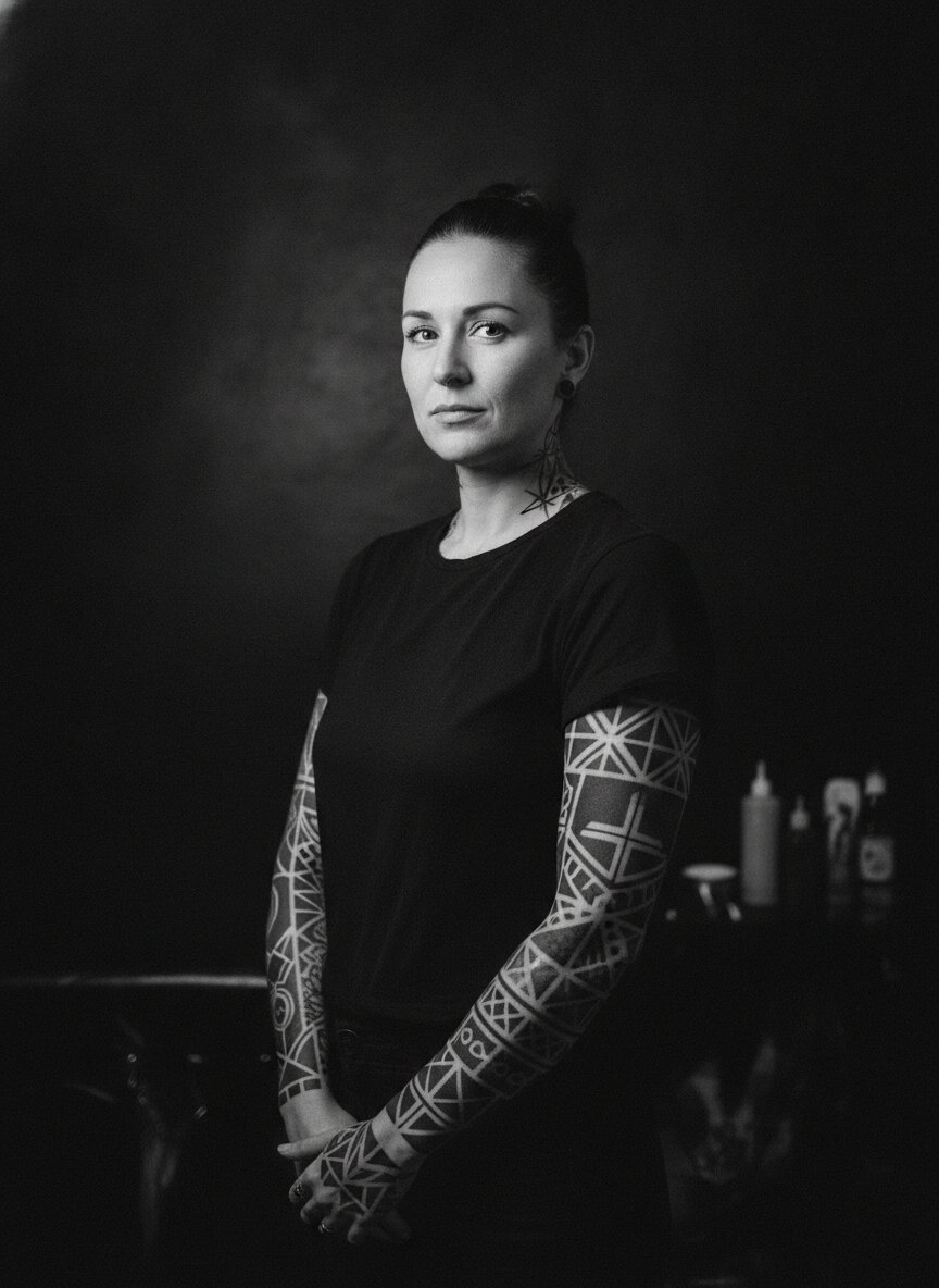 Vera Kolt, blackwork artist at Sable
